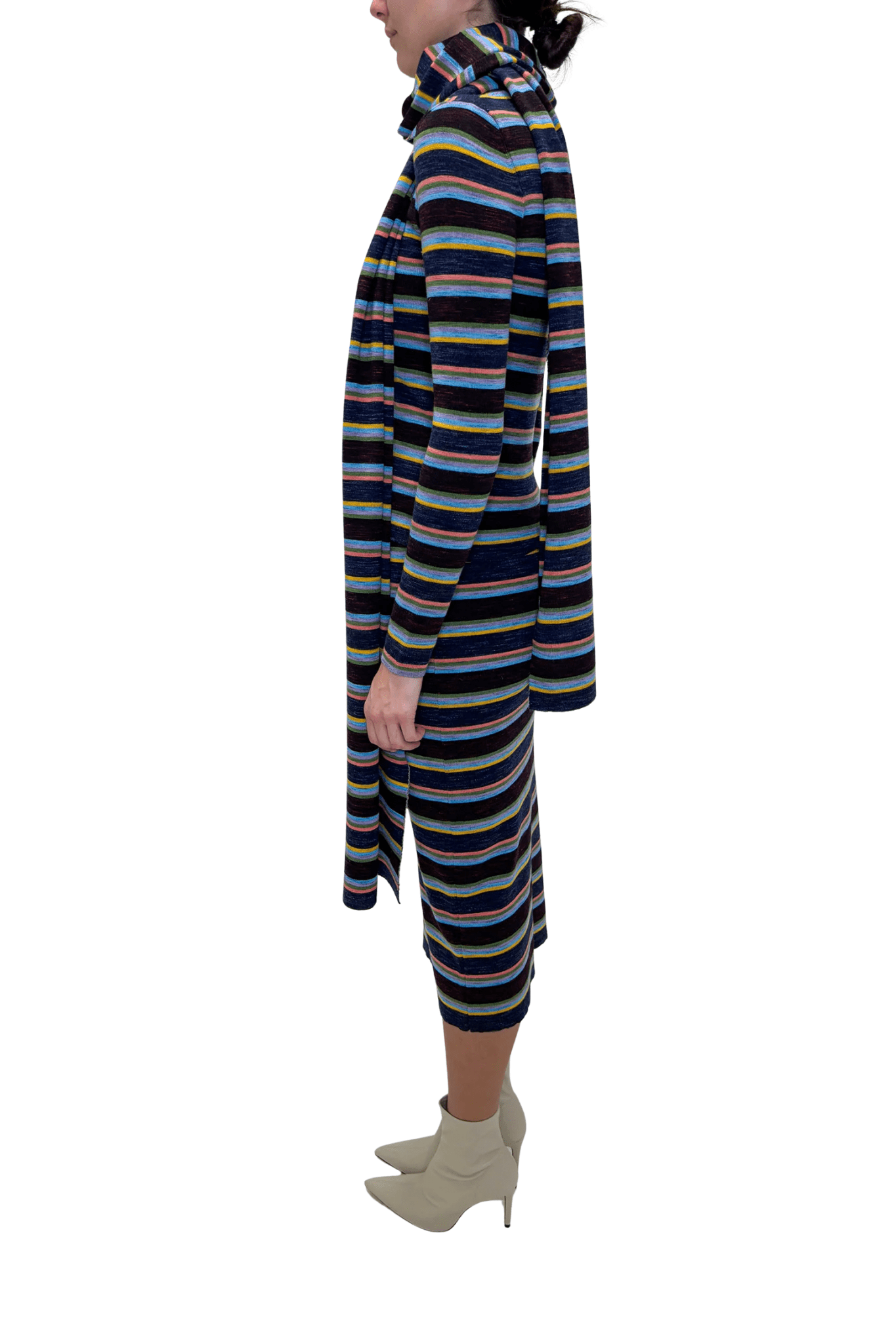 Odeeh Skirt Stripes Rock, Bordeaux - Vermillion