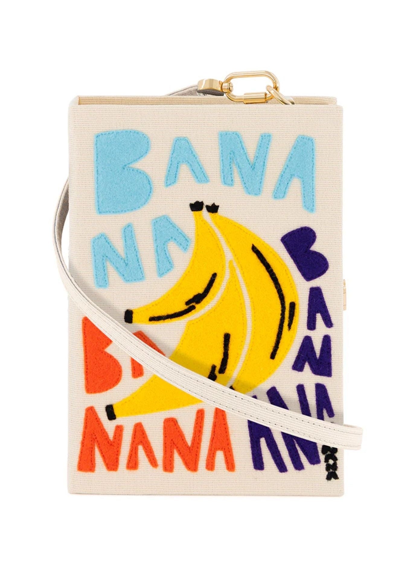 Olympia Le - Tan Bananas Clutch - Vermillion