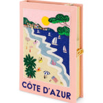 Olympia Le Tan Book Clutch Cote D'Azur - Vermillion