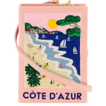 Olympia Le Tan Book Clutch Cote D'Azur - Vermillion