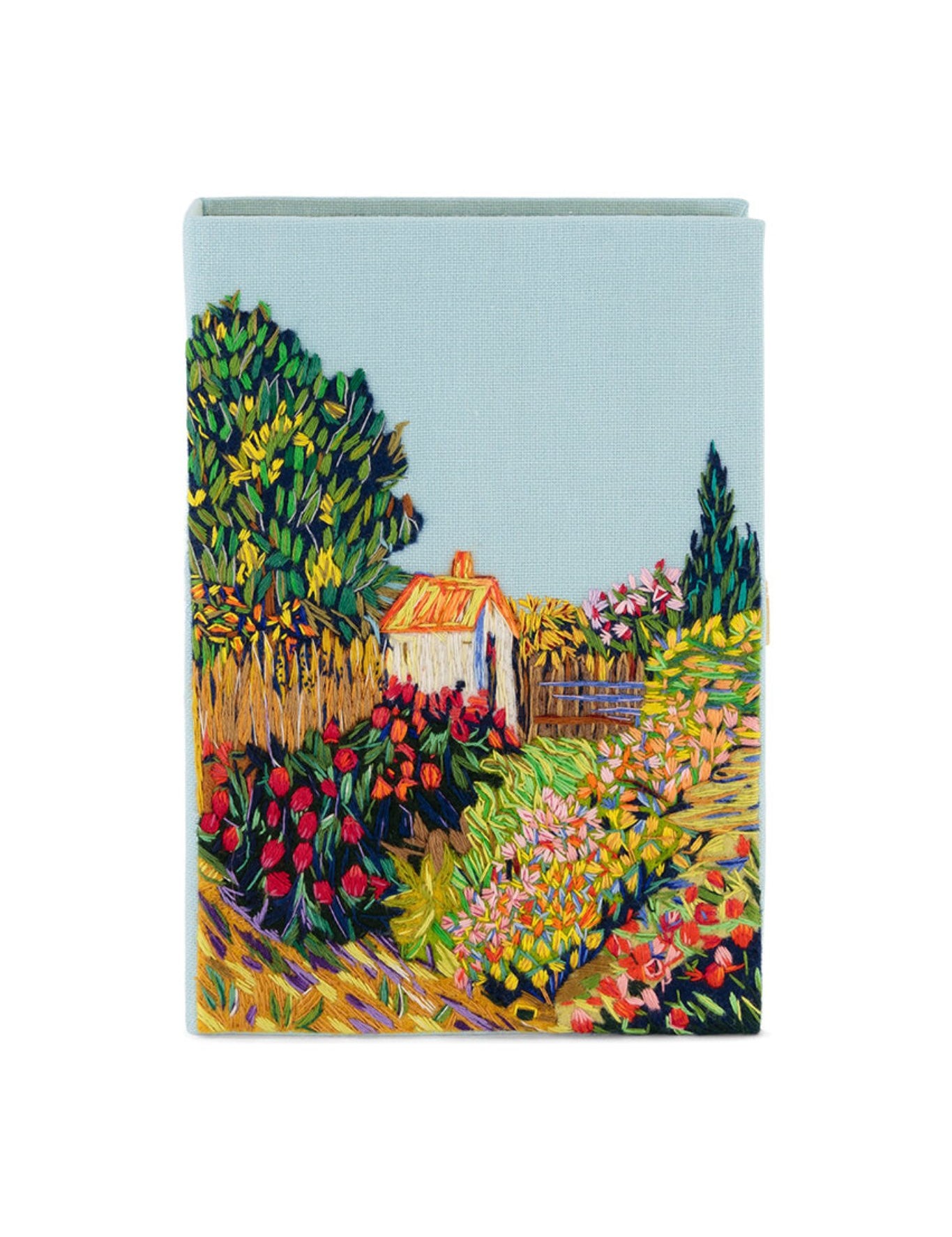 Olympia Le Tan Van Gogh Landscape Clutch - Vermillion