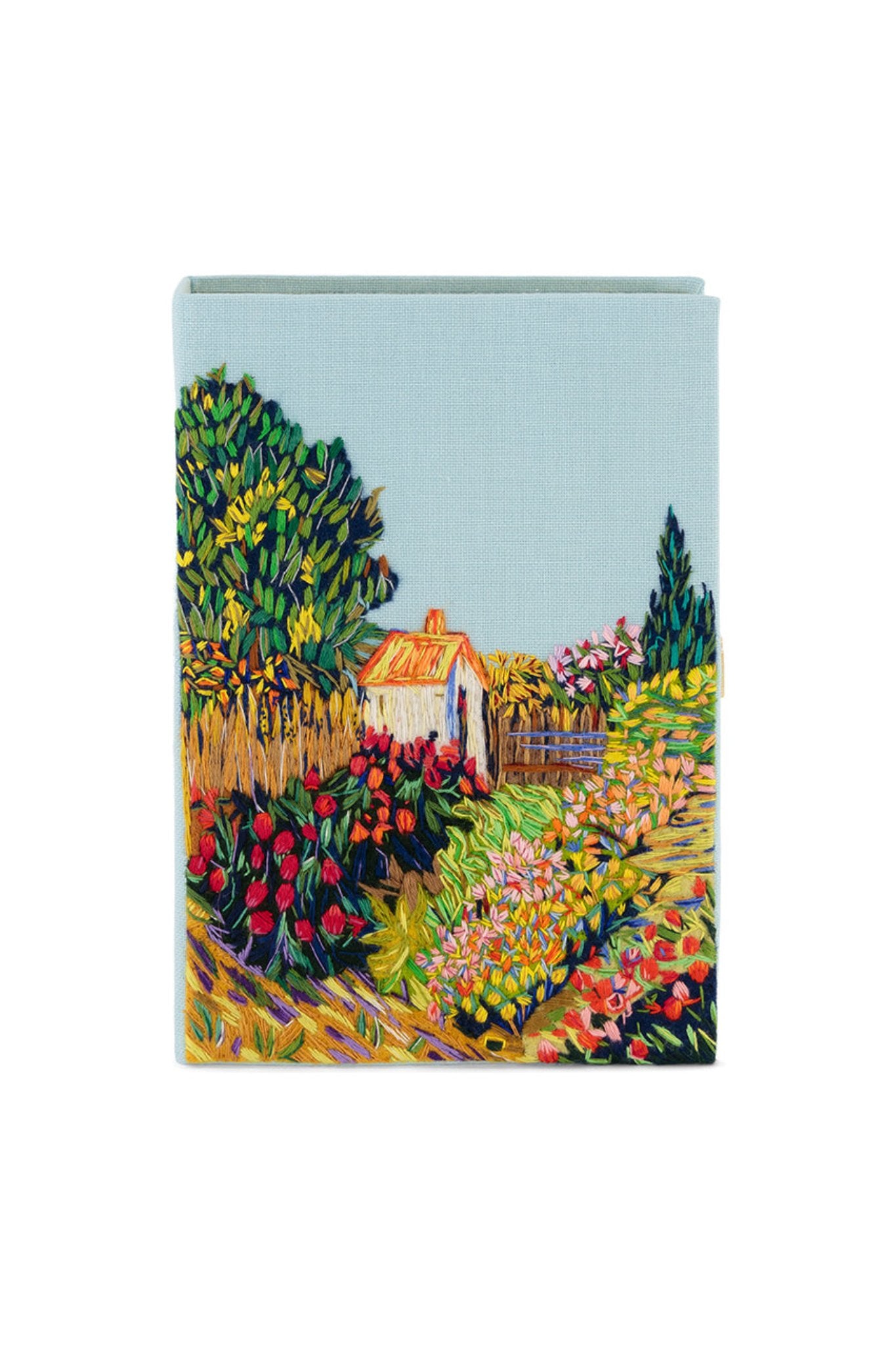 Olympia Le Tan Van Gogh Landscape Clutch - Vermillion