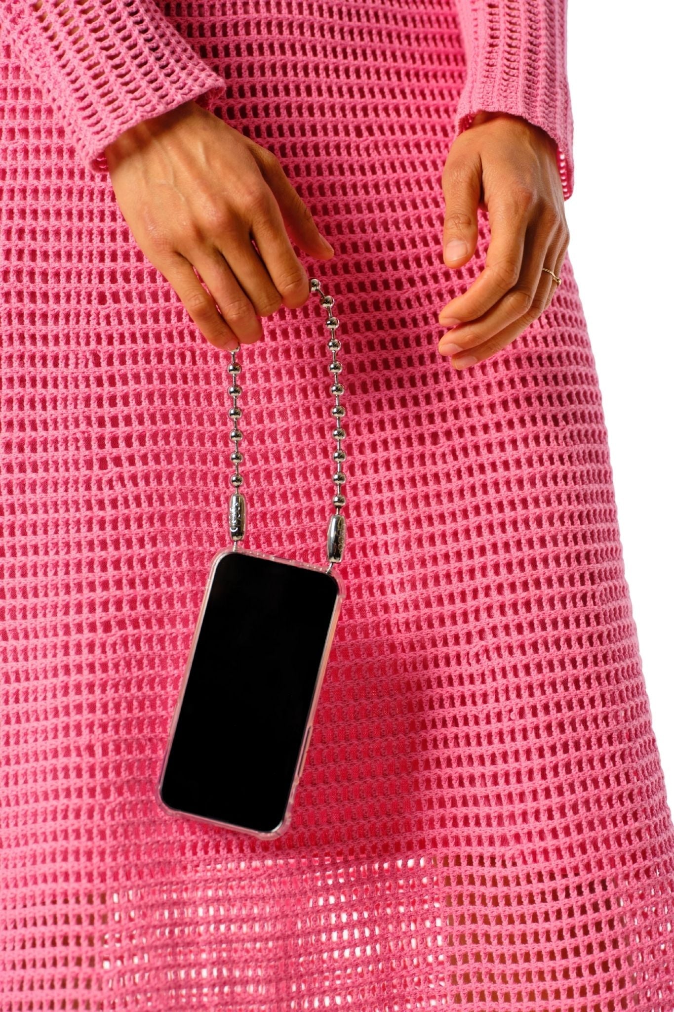 Ossa Ballchain Wristlet - Vermillion