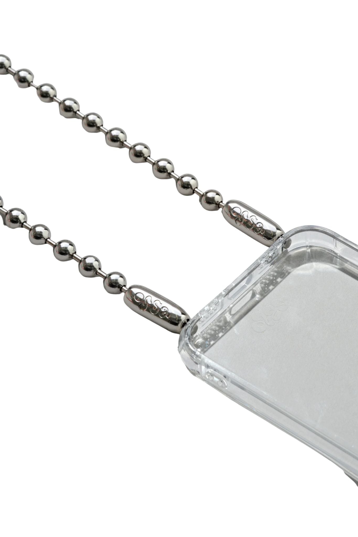 Ossa Ballchain Wristlet Rhodium - Vermillion