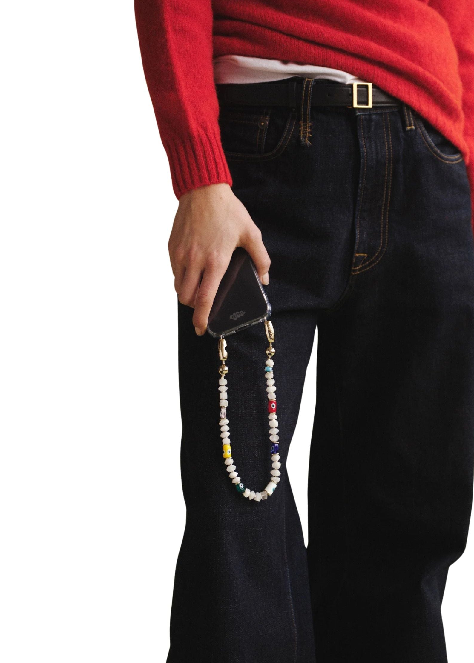 Ossa Evil Eye Wristlet - Vermillion