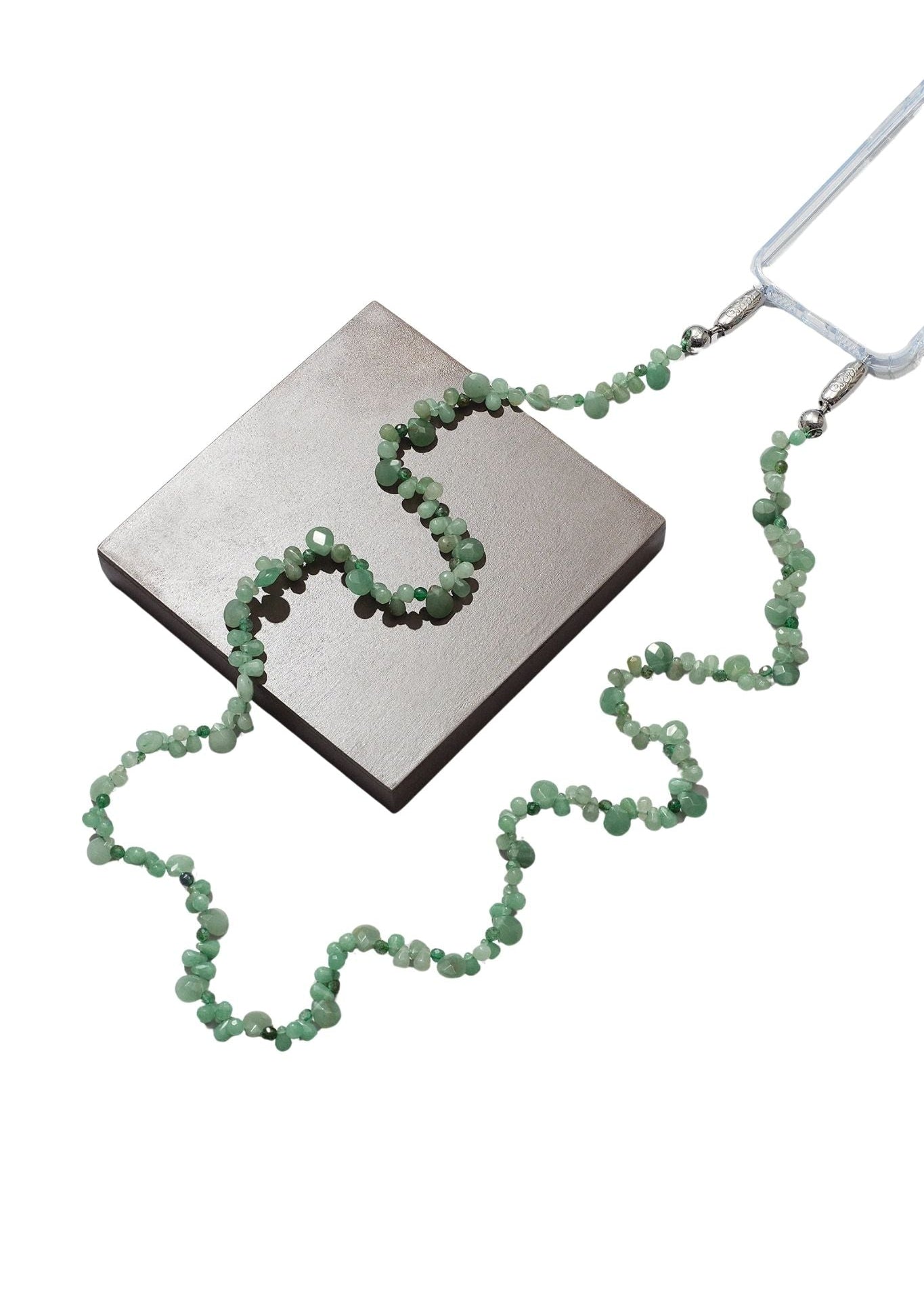 Ossa Faceted Gemstone Crossbody - Vermillion