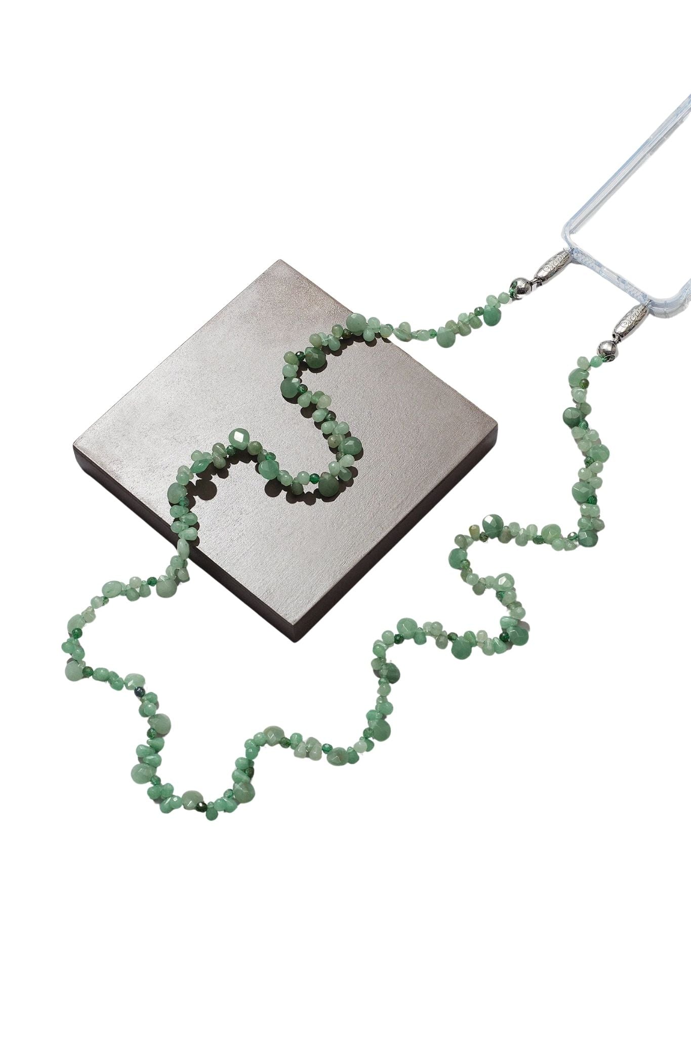 Ossa Faceted Gemstone Crossbody - Vermillion