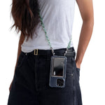 Ossa Faceted Gemstone Crossbody - Vermillion