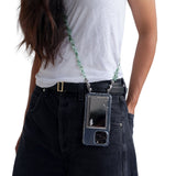 Ossa Faceted Gemstone Crossbody - Vermillion