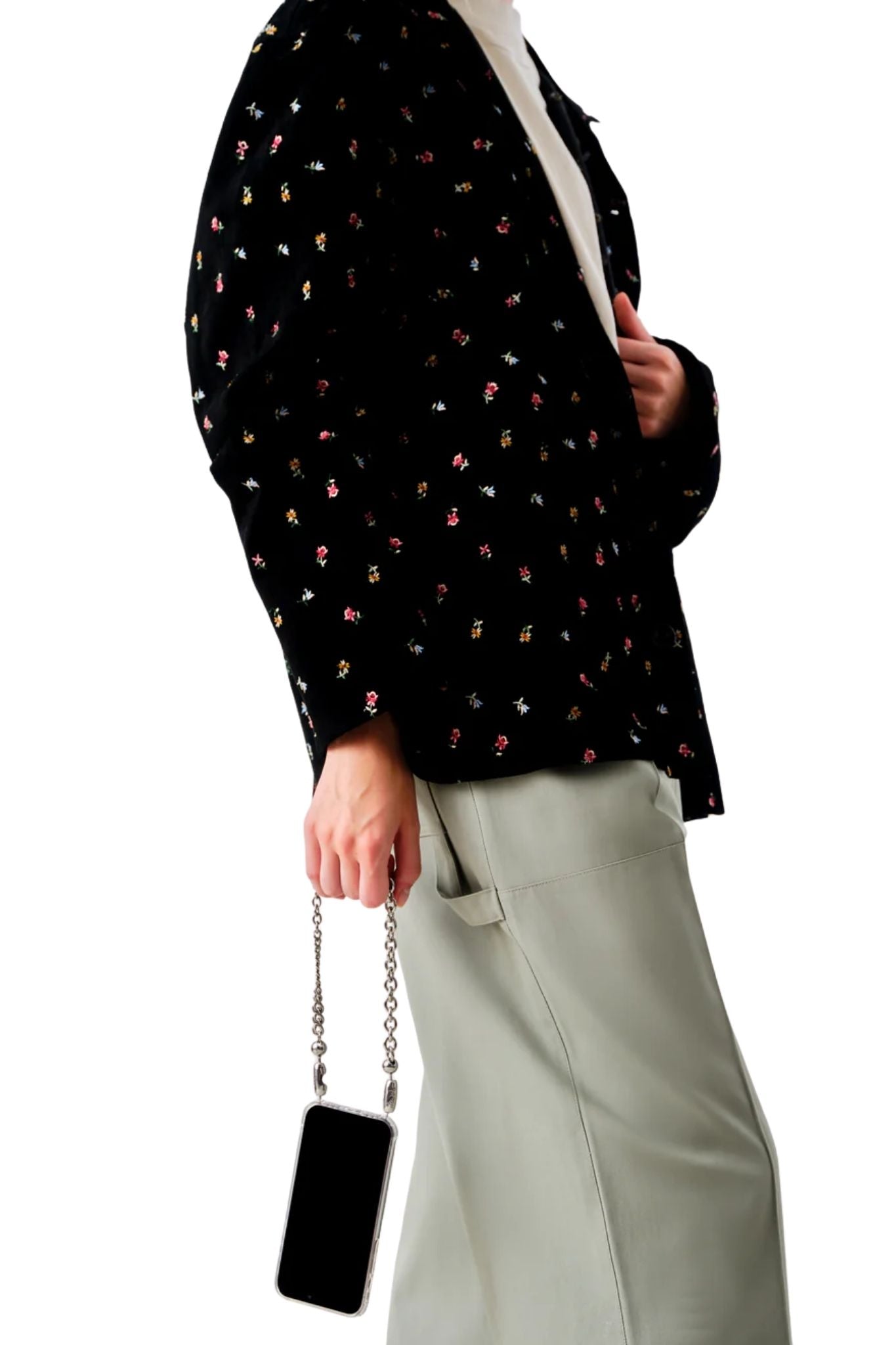 Ossa Mixed Metal Wristlet - Vermillion