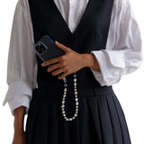 Ossa Multi Pearl Wristlet - Vermillion