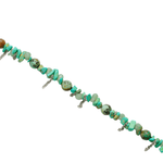 Ossa Stone and Fringe Wristlet Turquoise - Vermillion