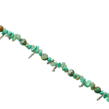 Ossa Stone and Fringe Wristlet Turquoise - Vermillion