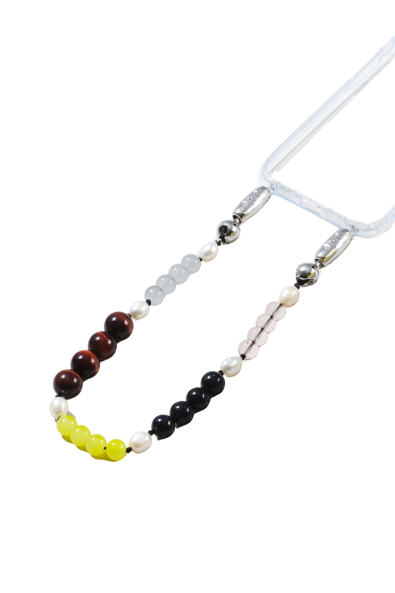 Ossa Stone and Pearl Wristlet - Vermillion