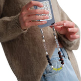 Ossa Stone and Pearl Wristlet - Vermillion