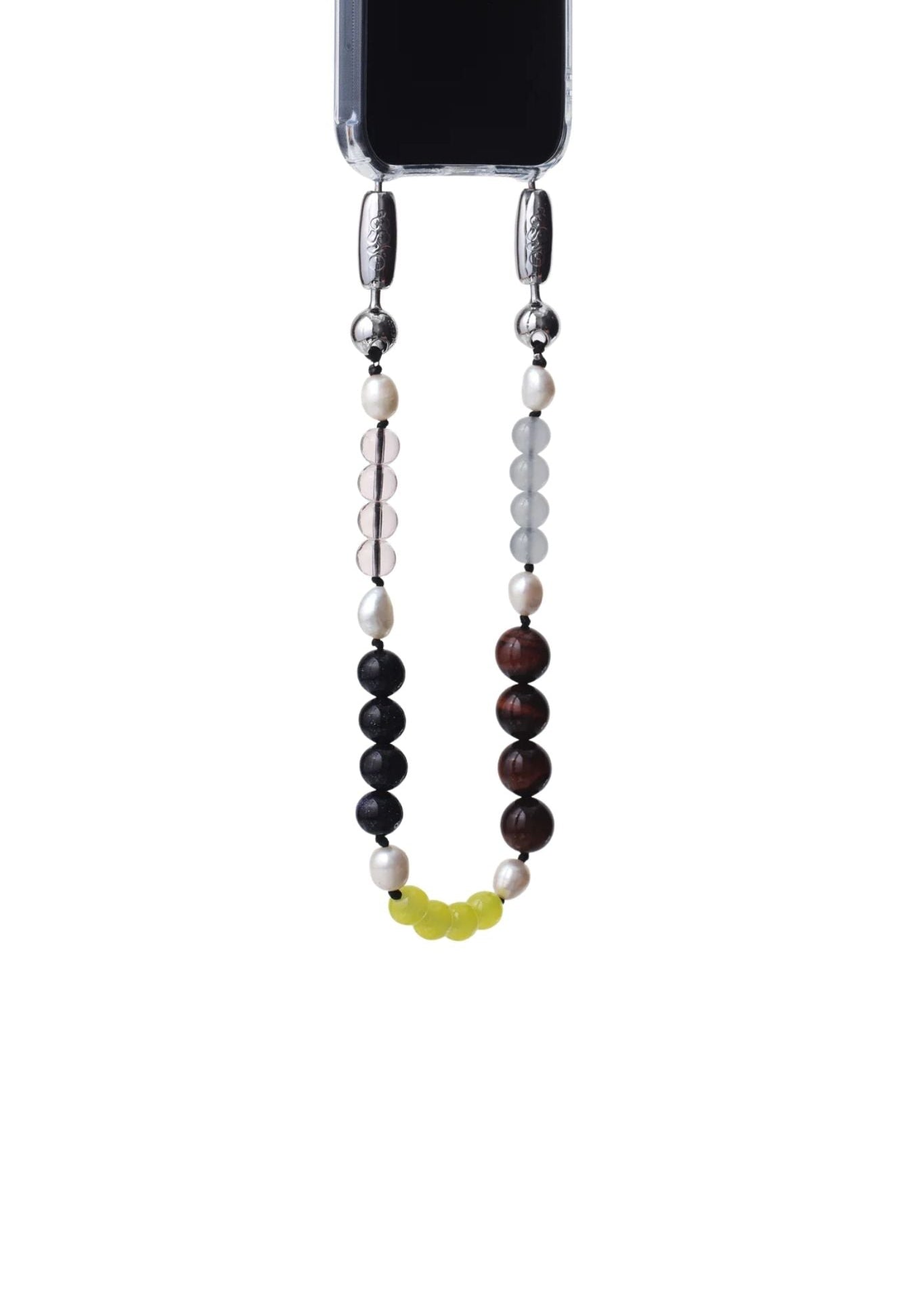 Ossa Stone and Pearl Wristlet - Vermillion