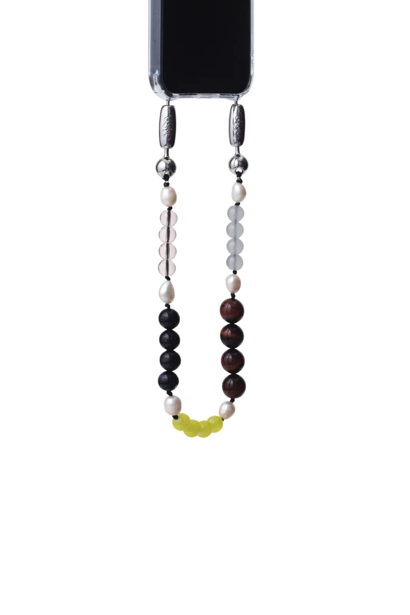 Ossa Stone and Pearl Wristlet - Vermillion