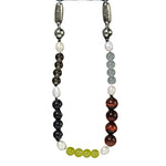 Ossa Stone and Pearl Wristlet - Vermillion