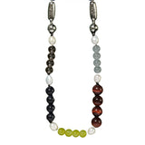 Ossa Stone and Pearl Wristlet - Vermillion