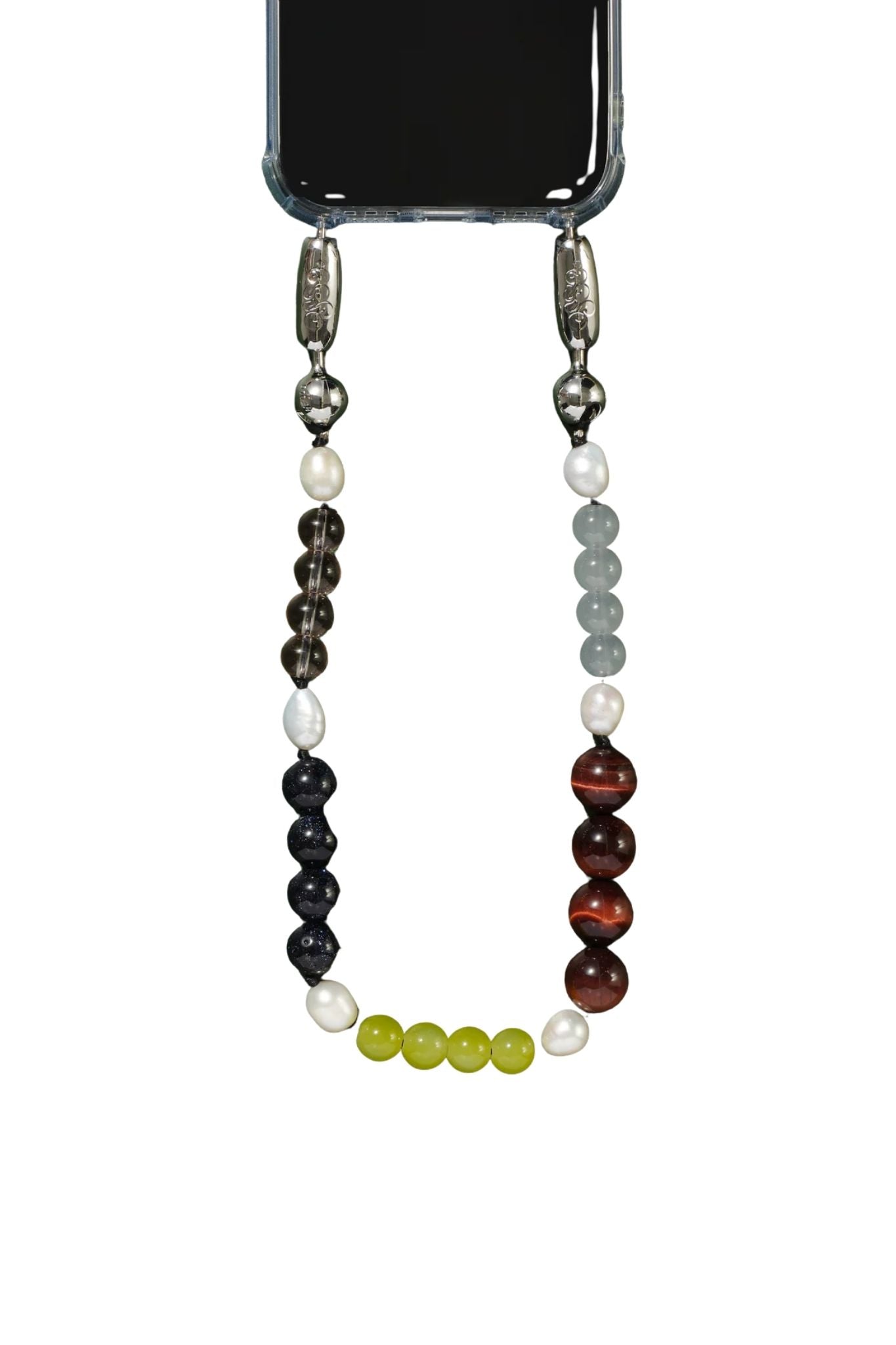 Ossa Stone and Pearl Wristlet - Vermillion