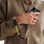 Ossa Stone and Pearl Wristlet - Vermillion