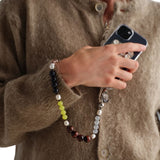 Ossa Stone and Pearl Wristlet - Vermillion