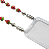 Ossa Strawberry Pavé Wristlet - Vermillion
