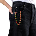 Ossa Strawberry Pavé Wristlet - Vermillion