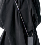 Ossa Tie - Dye Gemstone Crossbody Lilac Agate - Vermillion