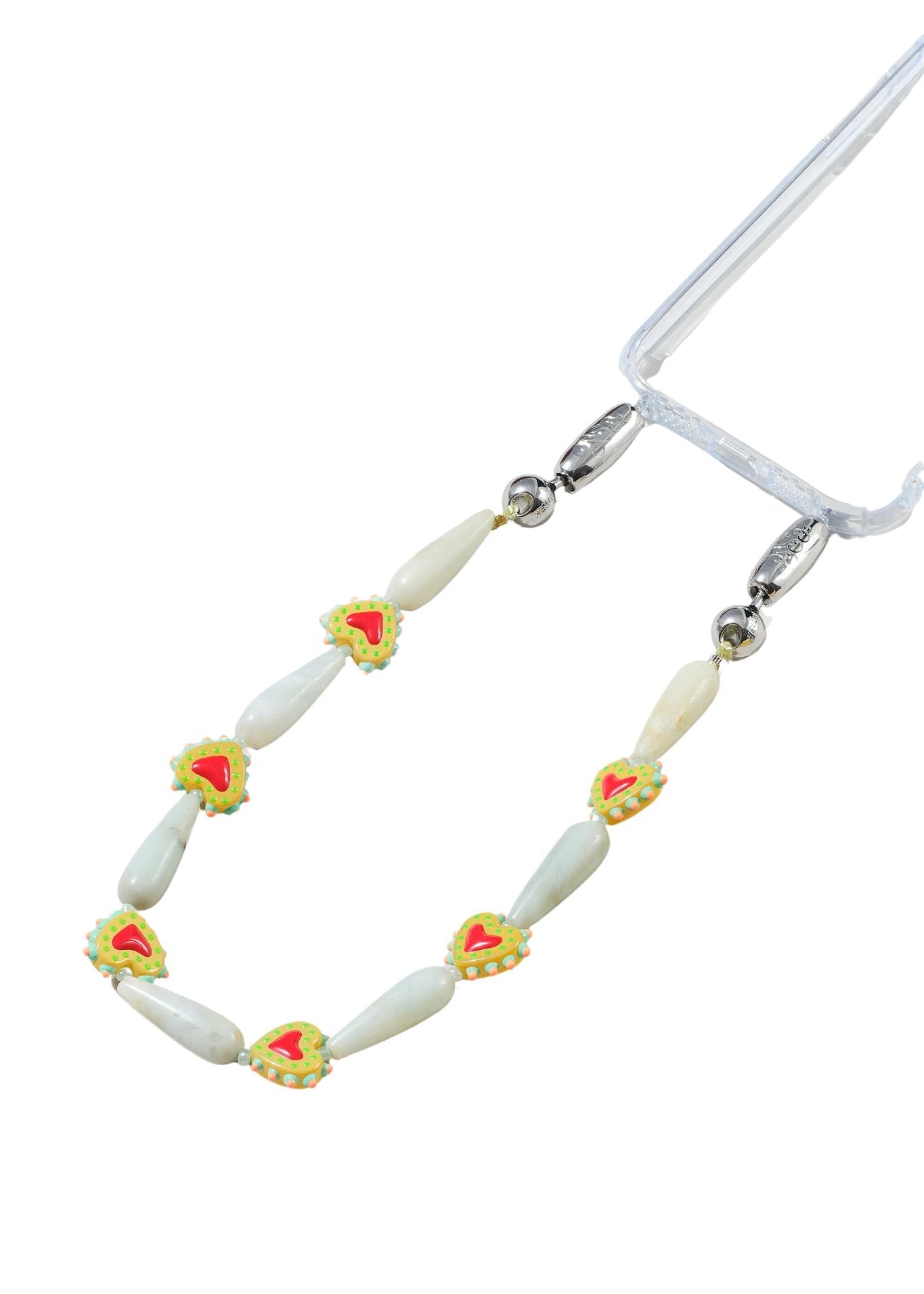 Ossa Western Heart Wristlet - Vermillion