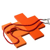 Ossa Wood Crossbody - Vermillion