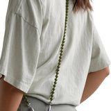 Ossa Wood Crossbody - Vermillion