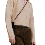 Ossa Wood Crossbody - Vermillion