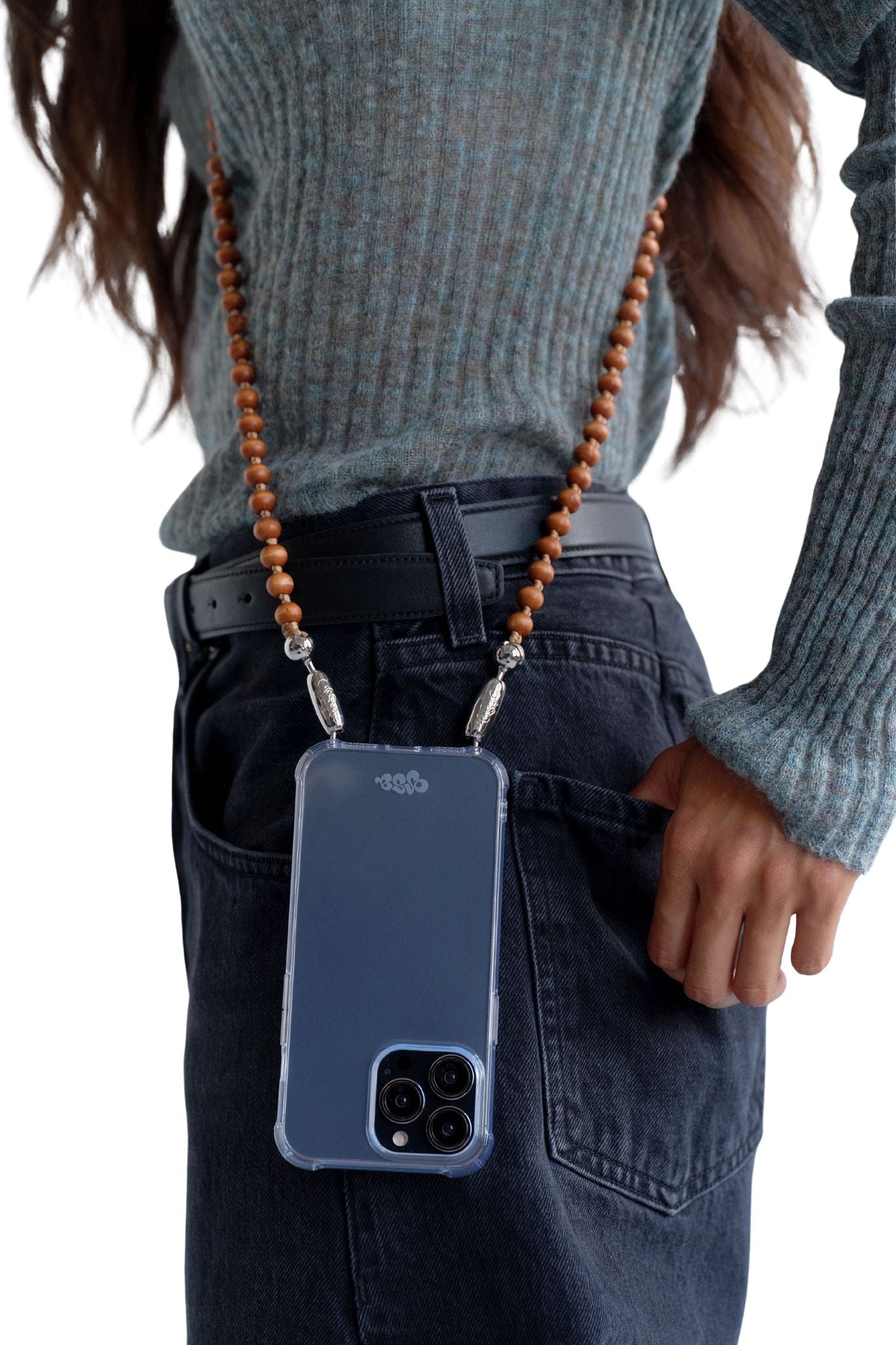 Ossa Wood Crossbody - Vermillion