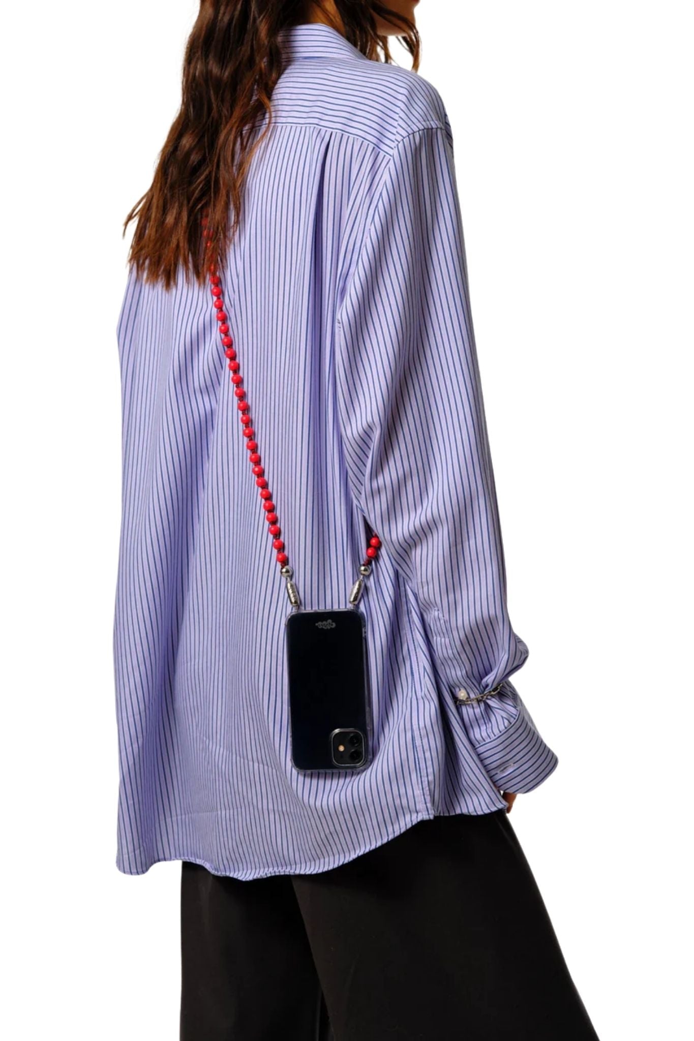 Ossa Wood Crossbody - Vermillion