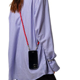 Ossa Wood Crossbody - Vermillion