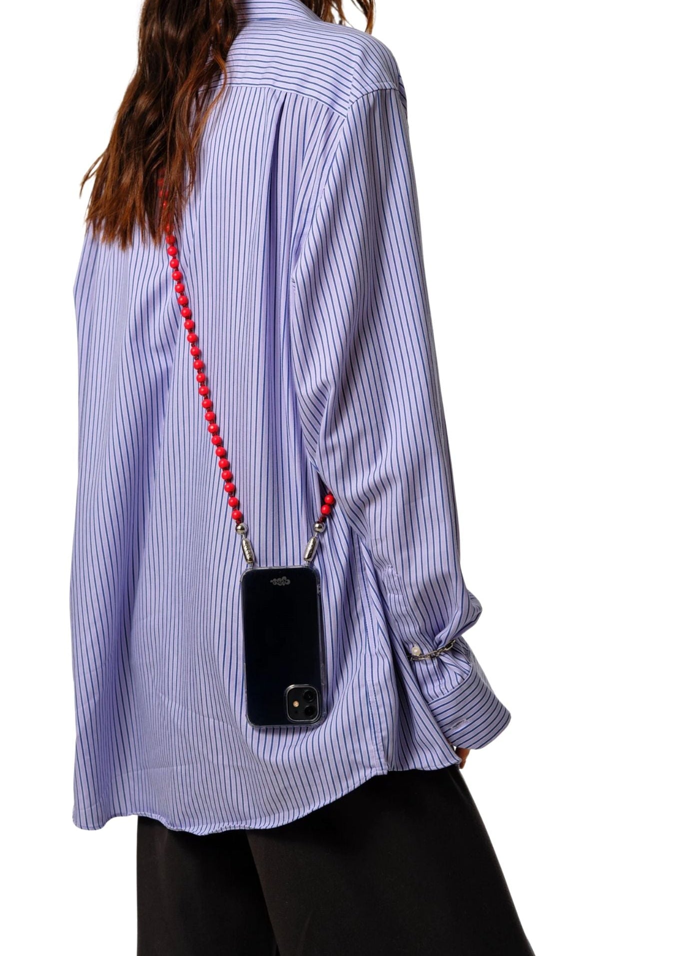 Ossa Wood Crossbody - Vermillion