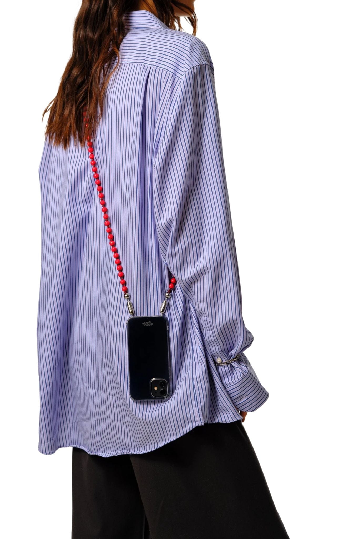 Ossa Wood Crossbody - Vermillion