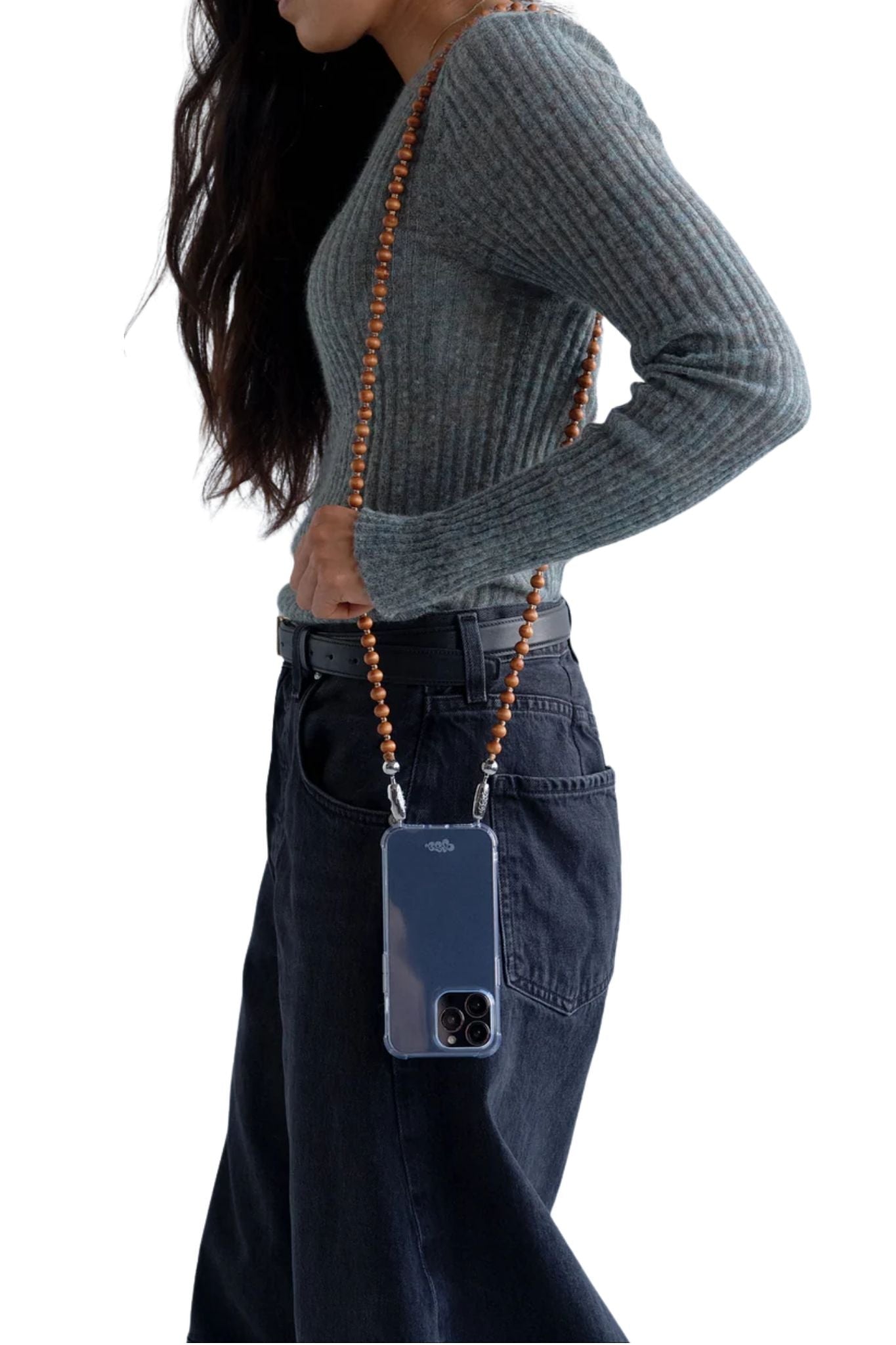 Ossa Wood Crossbody - Vermillion