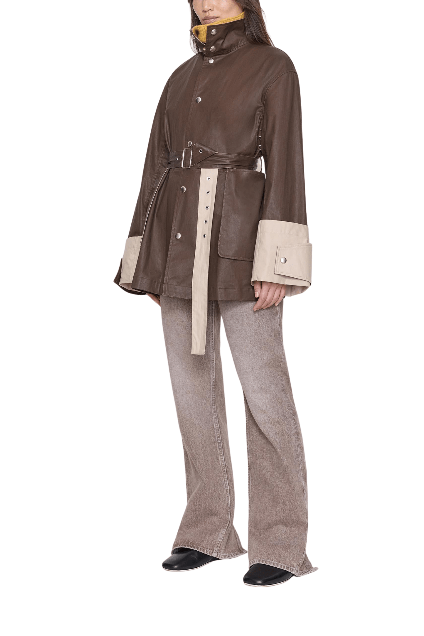 Ossou Asha Coat - Vermillion