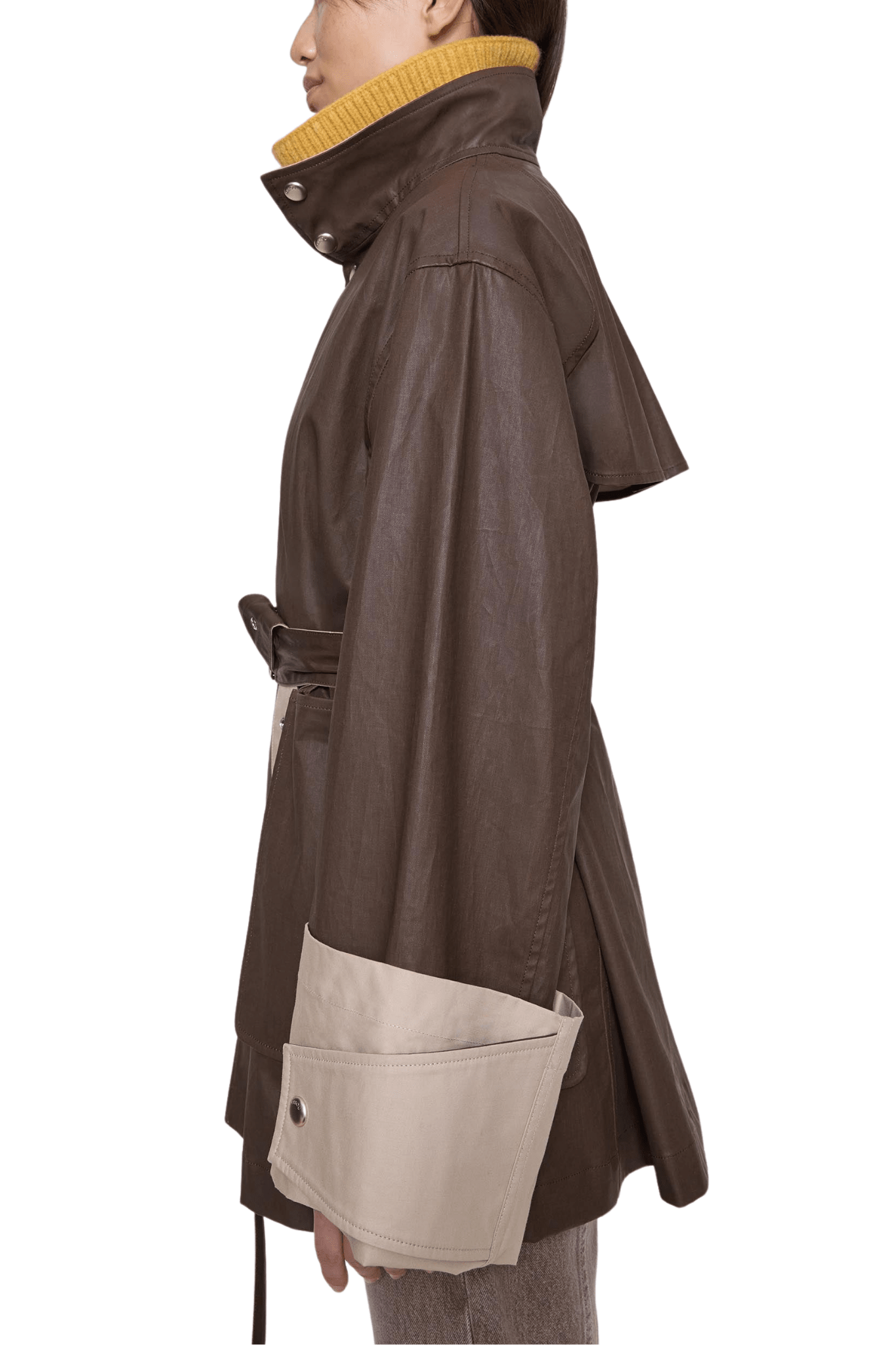 Ossou Asha Coat - Vermillion