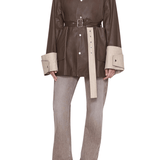 Ossou Asha Coat - Vermillion
