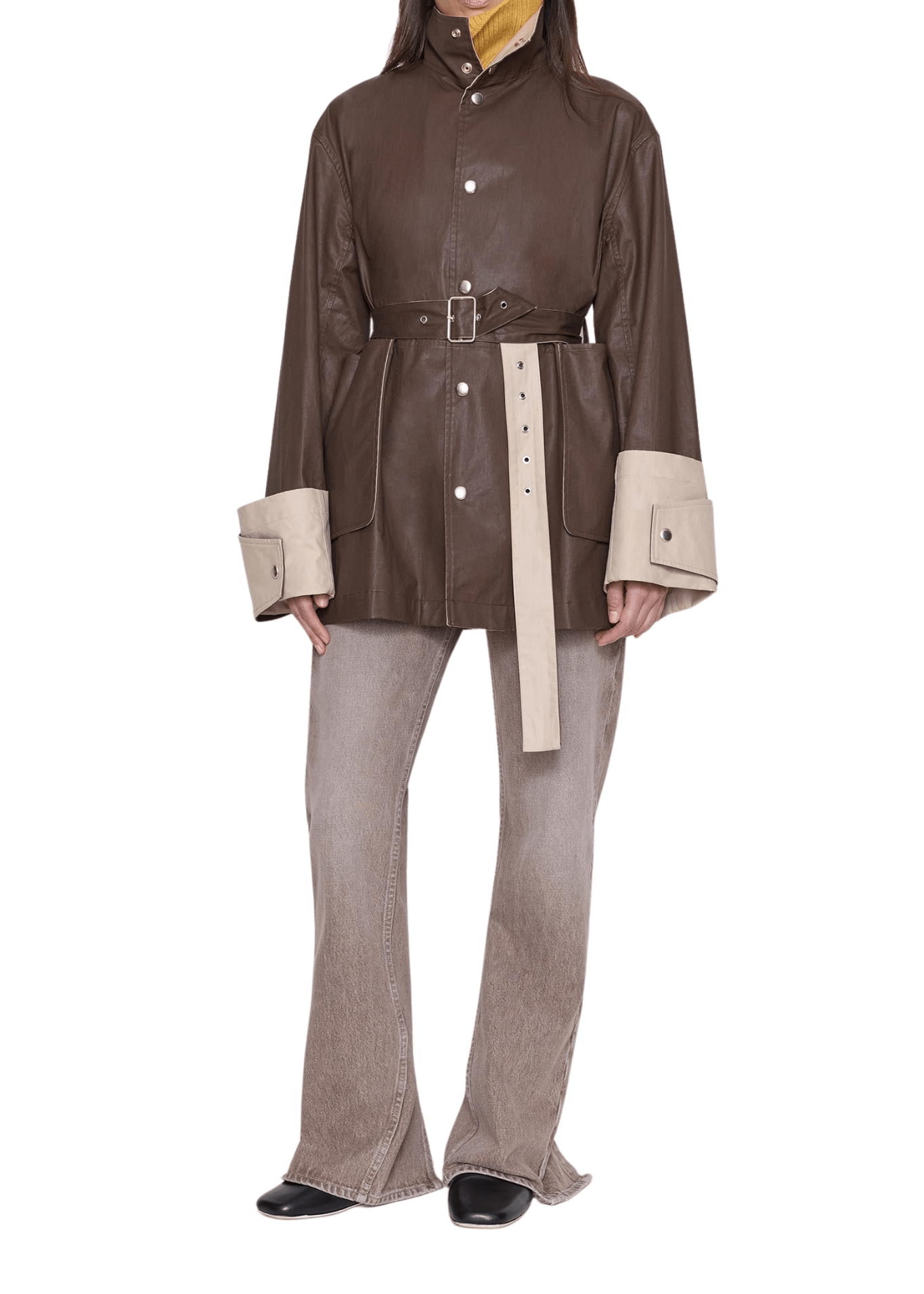 Ossou Asha Coat - Vermillion