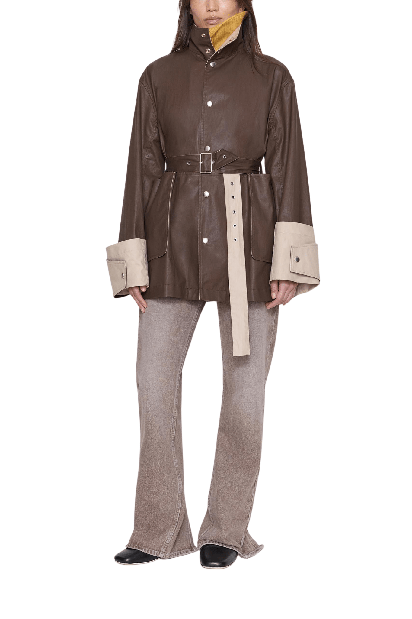 Ossou Asha Coat - Vermillion