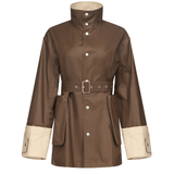 Ossou Asha Coat - Vermillion