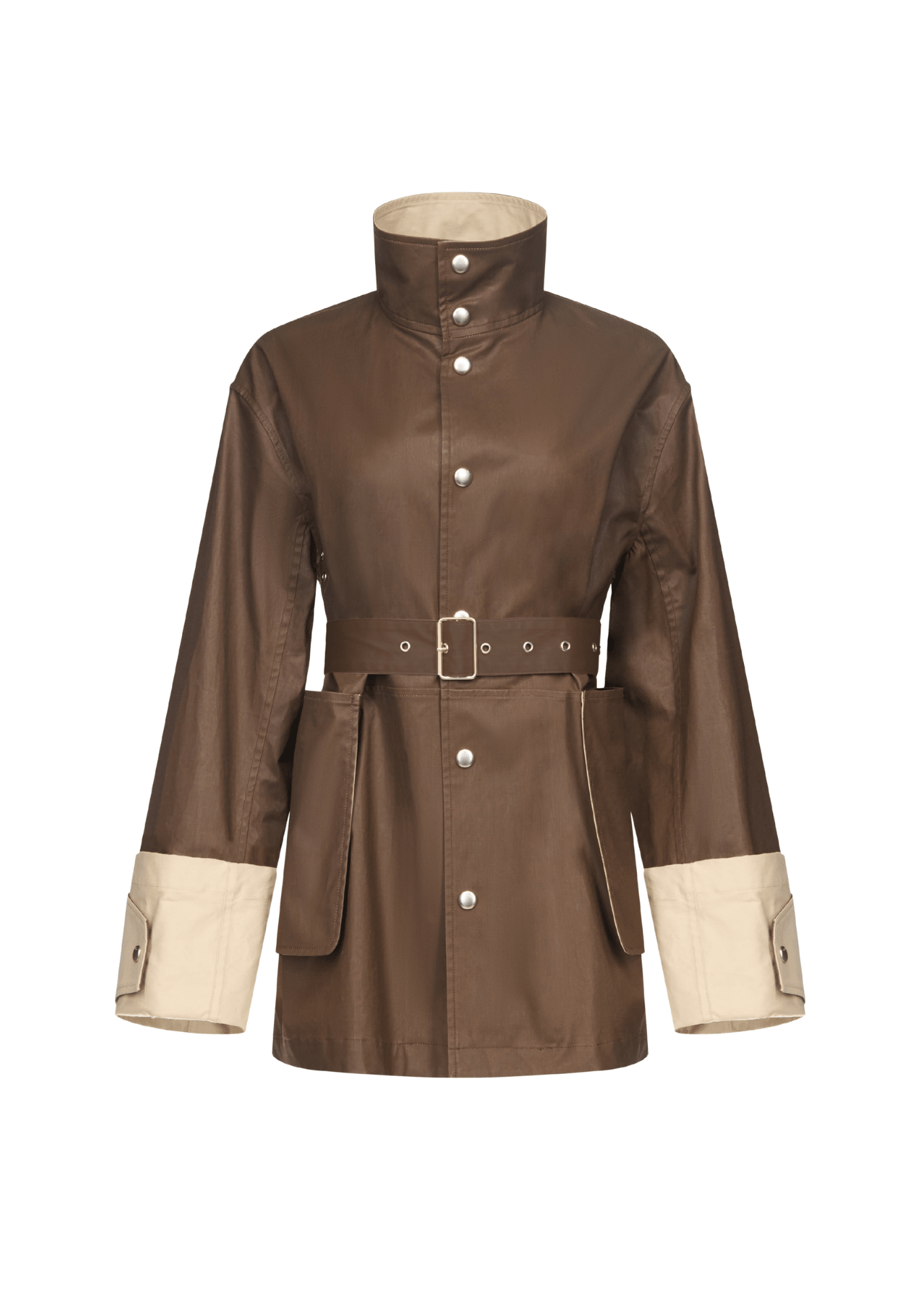 Ossou Asha Coat - Vermillion