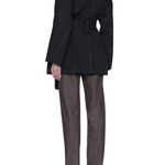 Ossou Sweep Coat - Vermillion