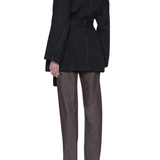 Ossou Sweep Coat - Vermillion