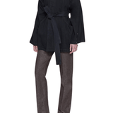 Ossou Sweep Coat - Vermillion