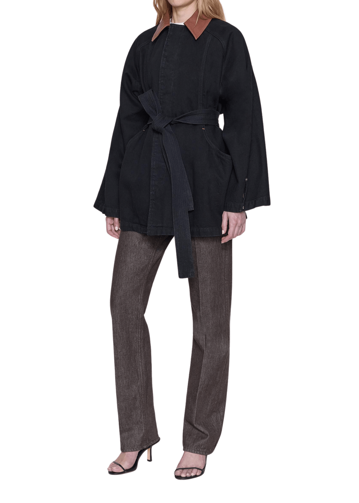 Ossou Sweep Coat - Vermillion